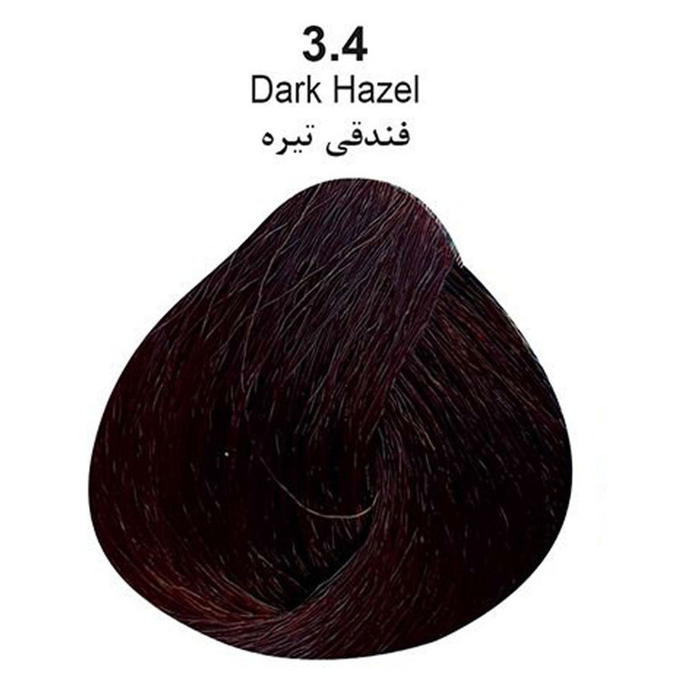 رنگ مو پولو بیوتی شماره 3.4 حجم 100 میلی لیتر رنگ فندقی تیره
