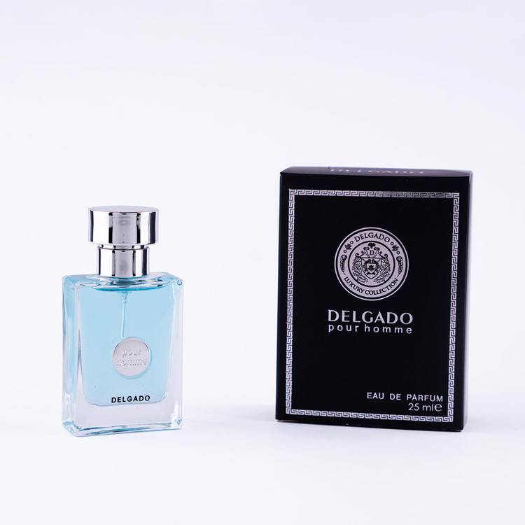 عطر جیبی مردانه دلگادو مدل پیورهم با رایحه خنک حجم 25 میلی لیتر