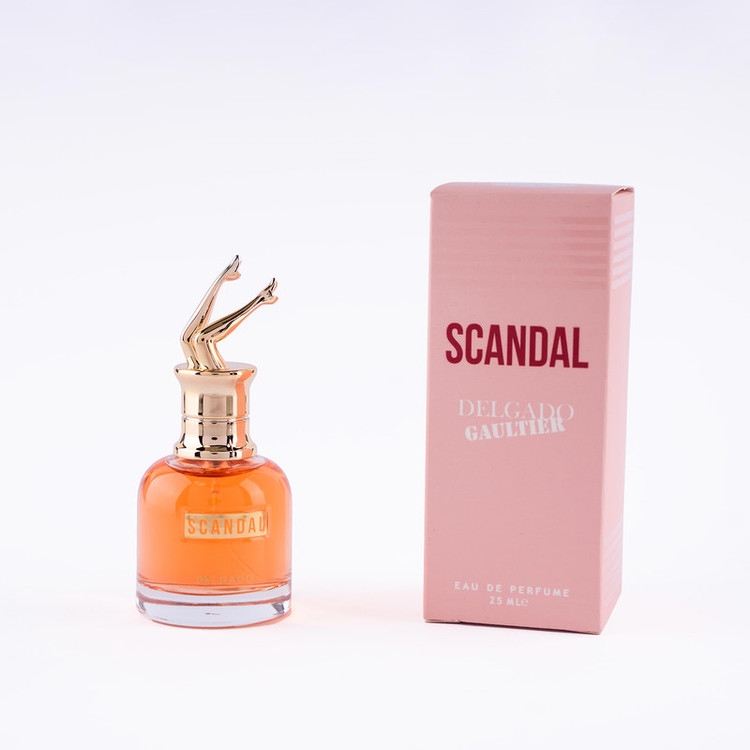عطر جیبی زنانه دلگادو مدل اسکندال با رایحه گرم حجم 25 میلی لیتر
