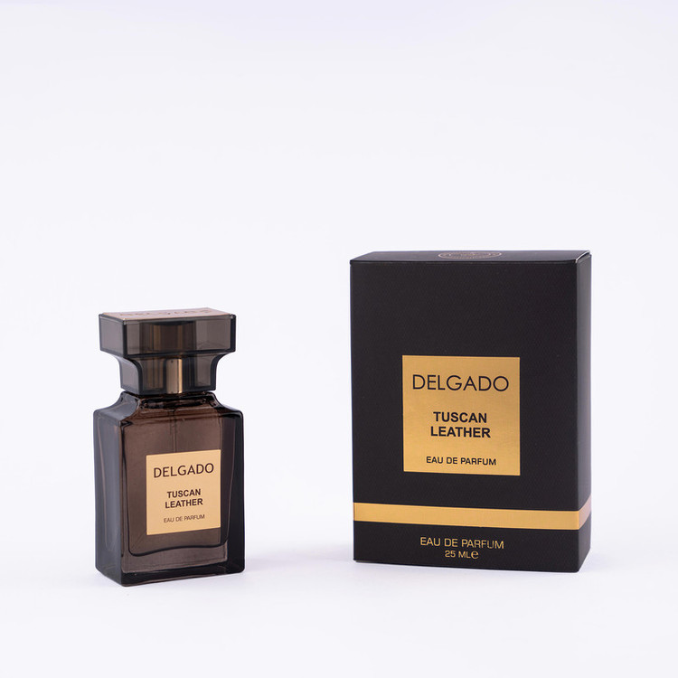 عطر جیبی مردانه دلگادو مدل توسکان لدر با رایحه تلخ حجم 25 میلی لیتر